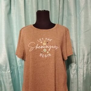 Maurices Brown Short Sleeve Tee